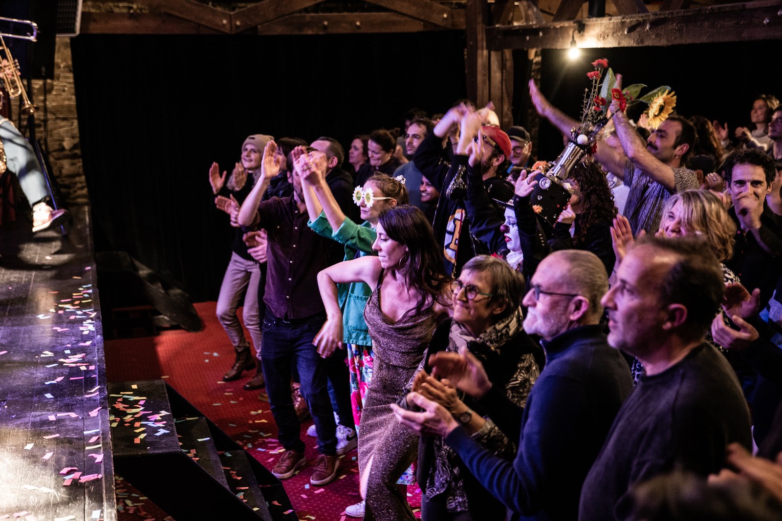 Public lors d'une soirée Capsule d'Artistes