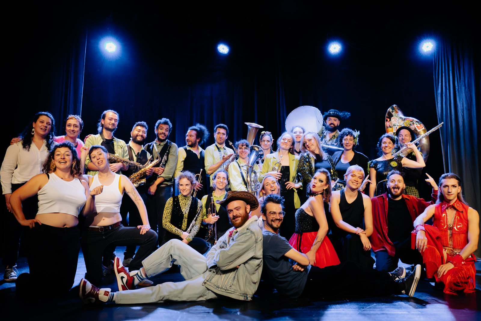 La troupe Capsule d'Artistes